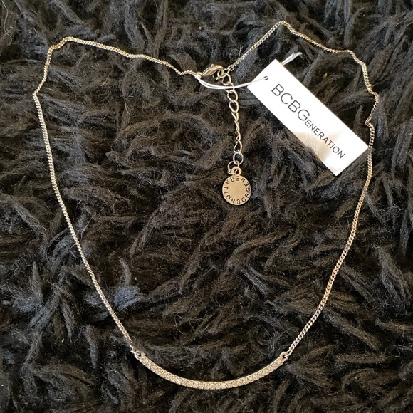 BCBGeneration Silver Shiny Necklace NWT - Picture 7 of 9